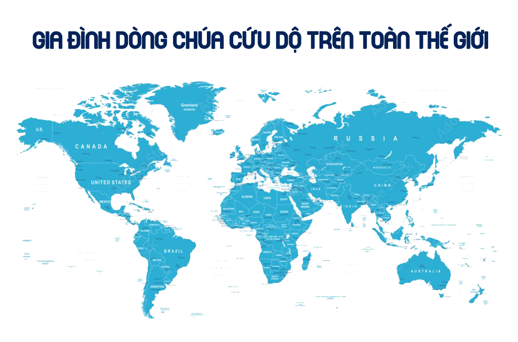 Bản đồ sự hiện diện Salvatorian toàn cầu